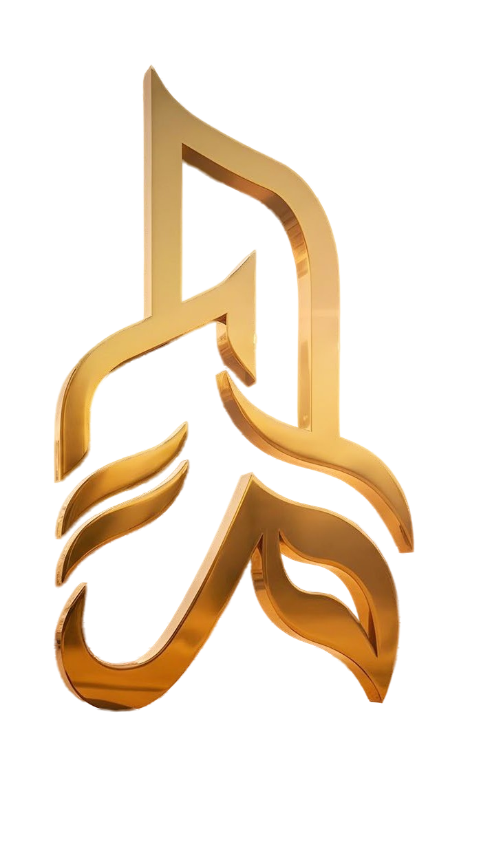 Premium Dubai real estate branding element symbolizing luxury property investment, modern lifestyle, and urban sophistication